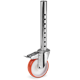 Fitting with unthreaded stem with dimensions that can be customised