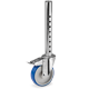 Fitting with unthreaded stem with dimensions that can be customised