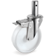 Fitting with unthreaded stem with dimensions that can be customised