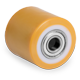 Rollers fitted with 25 mm bore ball bearings
