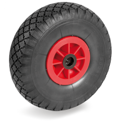 SERIES 82AF: Puncture-proof pneumatic wheels, polypropylene centre