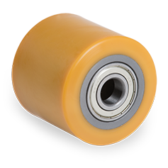 SERIES 75: TR polyurethane transpallet rollers, steel centre