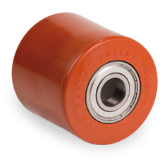 SERIES 78: Thermoplastic polyurethane rollers, polyamide 6 centre