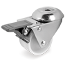 Polyamide 6  wheels, swivel bolt hole bracket for high carrying capacity