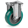 Ruote in poliuretano TR-ROLL, nucleo in poliammide 6, supporto fisso NLX