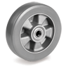 Ruote in poliuretano ESD "TR Roll", resistenza elettrica <10^9 Ohm, nucleo in alluminio