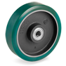 TR_Roll polyurethane wheels, cast iron centre