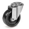 Thermosetting resin solid wheels, swivel bracket with bolt hole type NL