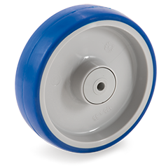 Thermoplastic polyurethane wheels, polyamide 6 centre, hub ball bearings