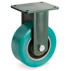 TR-Roll Polyurethane wheels, cast iron centre, fixed bracket EE HD