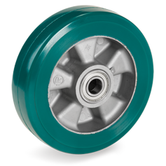 TR-ROLL polyurethane wheels, aluminium centre