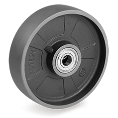 Cast iron solid wheels