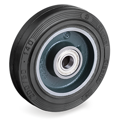 Sigma Elastic rubber wheels, cast iron centre