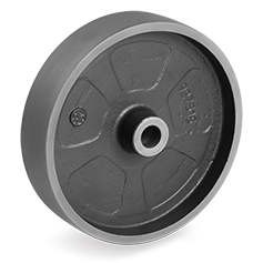 Cast iron solid wheels