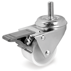 Polyamide 6  wheels, swivel stem bracket for high carrying capacity