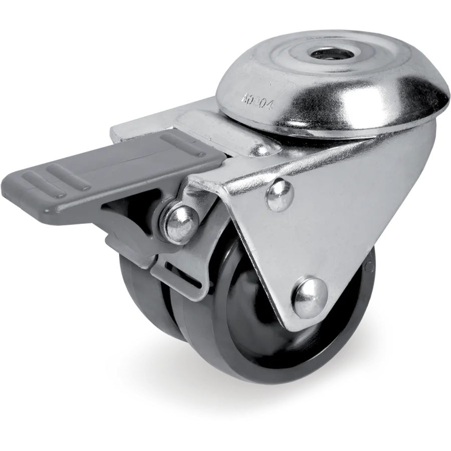 Tellure Rôta 327202 – Rueda giratoria de poliamida 6 Ø50 mm con freno