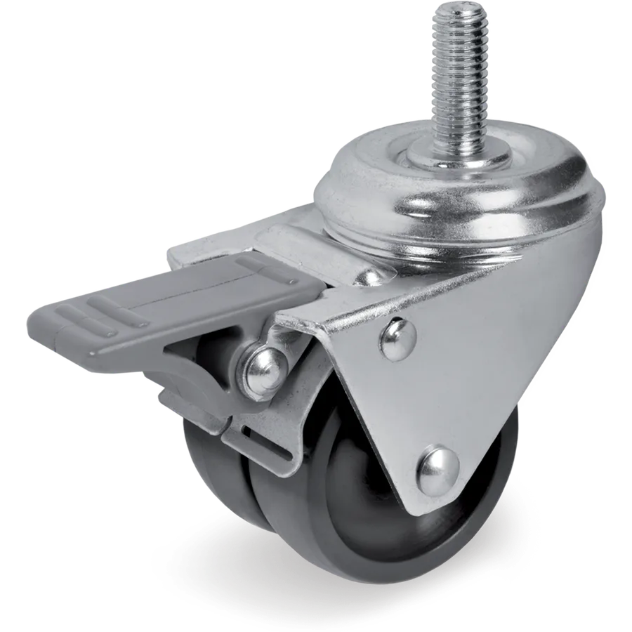 Tellure Rôta 329202 – Polyamide 6 swivel castor Ø50 mm with brake