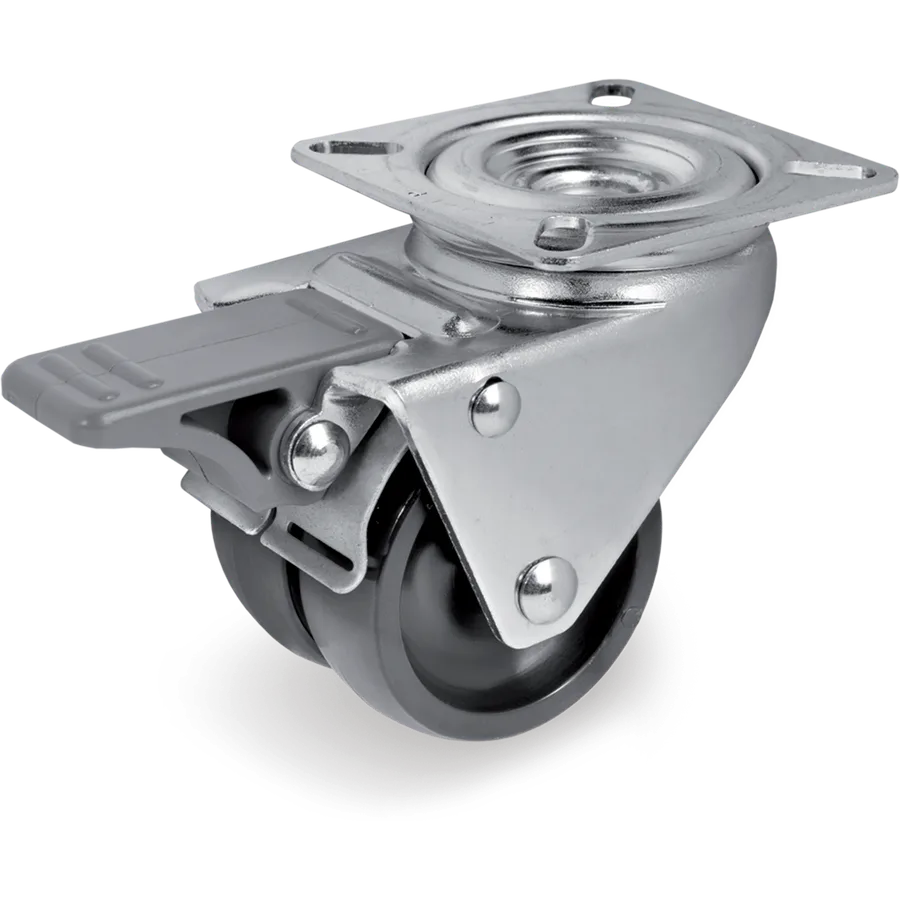 Tellure Rôta 328202 – Polyamide 6 swivel castor Ø50 mm with brake