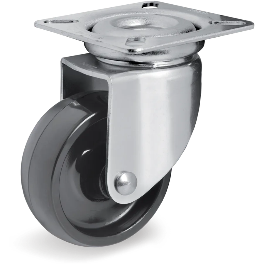 Tellure Rôta 324101 – Rueda giratoria de poliamida 6 Ø40×17 mm
