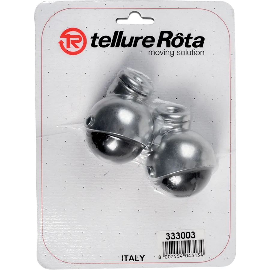 Tellure Rôta 333003 – Rubber swivel castor Ø50 mm