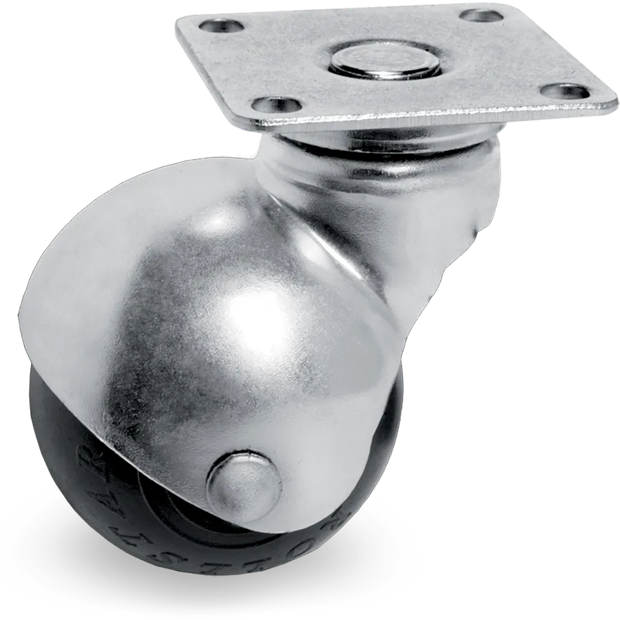 Tellure Rôta 334101 – Rubber swivel castor Ø30 mm