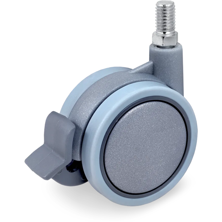 Tellure Rôta 342305 – Polyamide 6 swivel castor Ø100×57 mm with brake