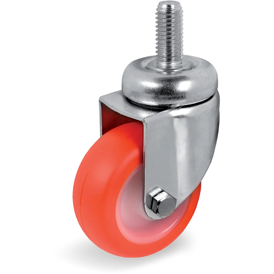 Tellure Rôta 366300 – Rueda giratoria de poliuretano termoplástico Ø30×18 mm