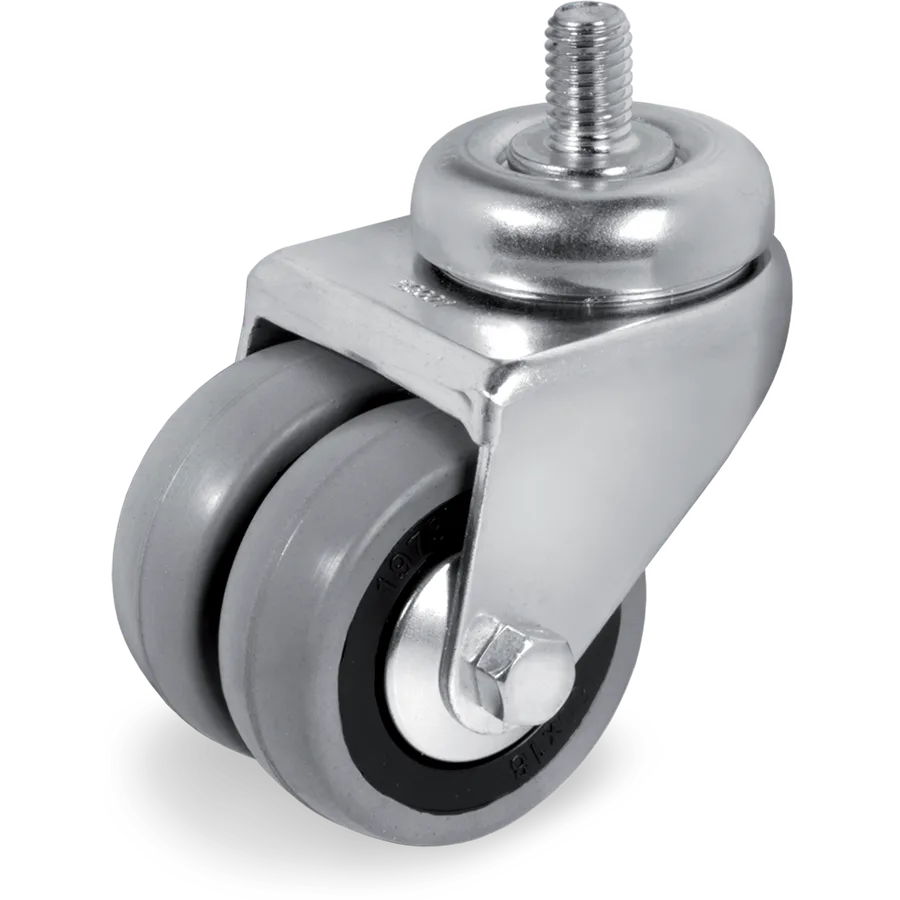 Tellure Rôta 376201 – Rubber swivel castor Ø50 mm
