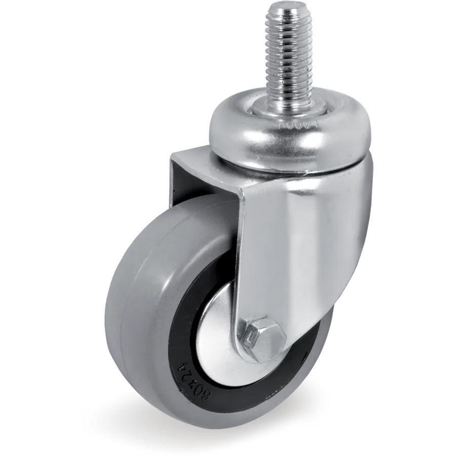 Tellure Rôta 376100 – Rueda giratoria de goma Ø40×18 mm