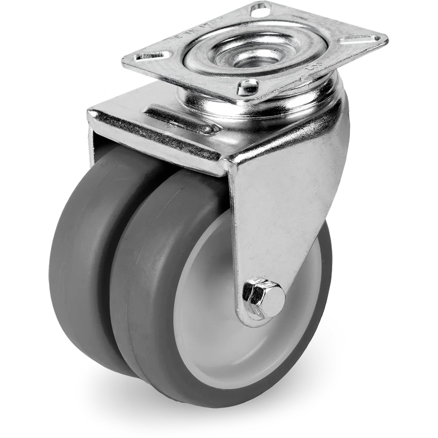 Tellure Rôta 385414 – Rueda giratoria de goma termoplástica Ø75 mm
