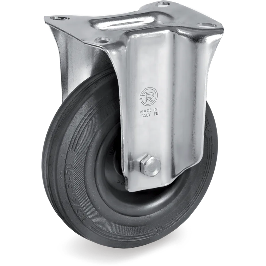 Tellure Rôta 526001 – Rueda fija de goma Ø80×25 mm