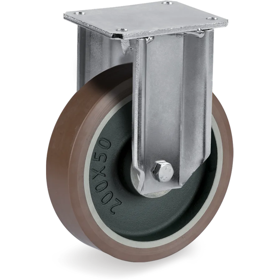 Tellure Rôta 588853 – Rueda fija de poliuretano TR-PowerHigh Ø125×38 mm