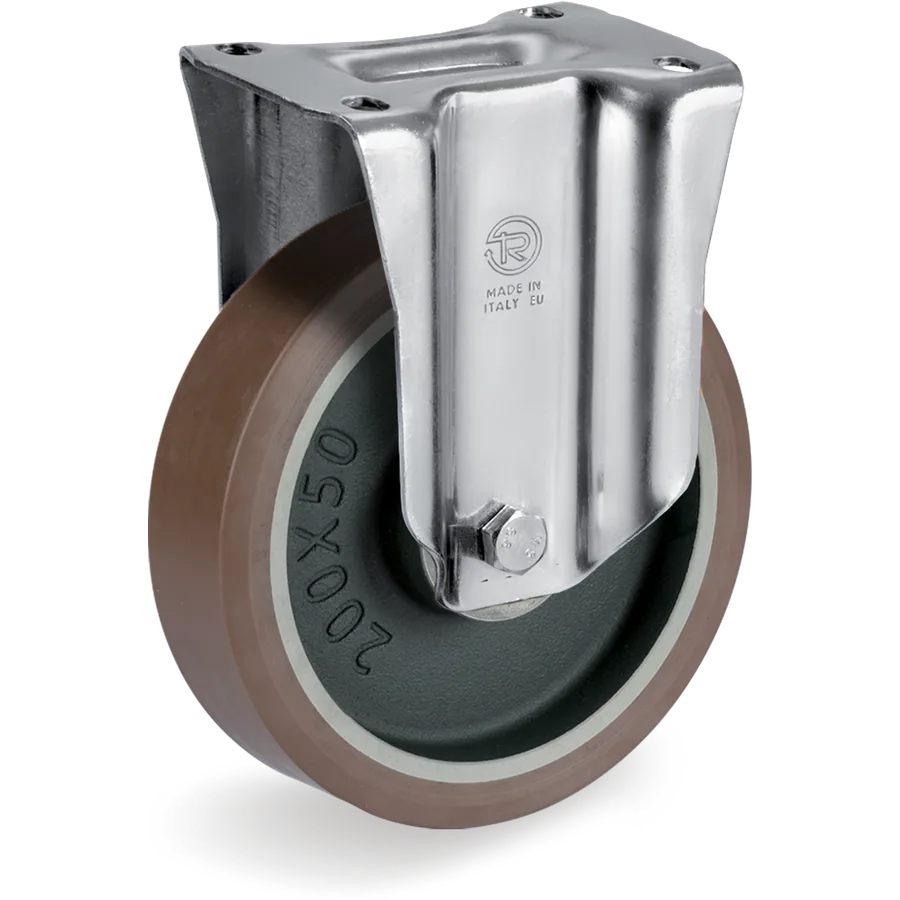 Tellure Rôta 584663 – Rueda fija de poliuretano TR-PowerHigh Ø125×50 mm