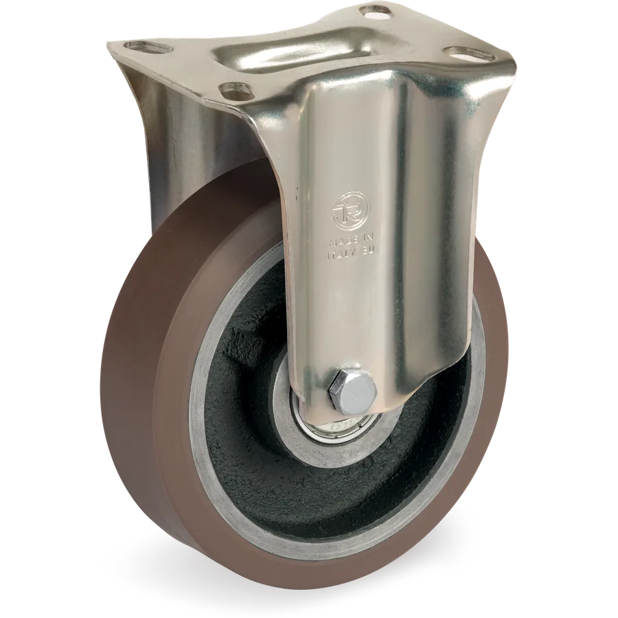 Tellure Rôta 586852 – Rueda fija de poliuretano TR-PowerHigh Ø100×38 mm