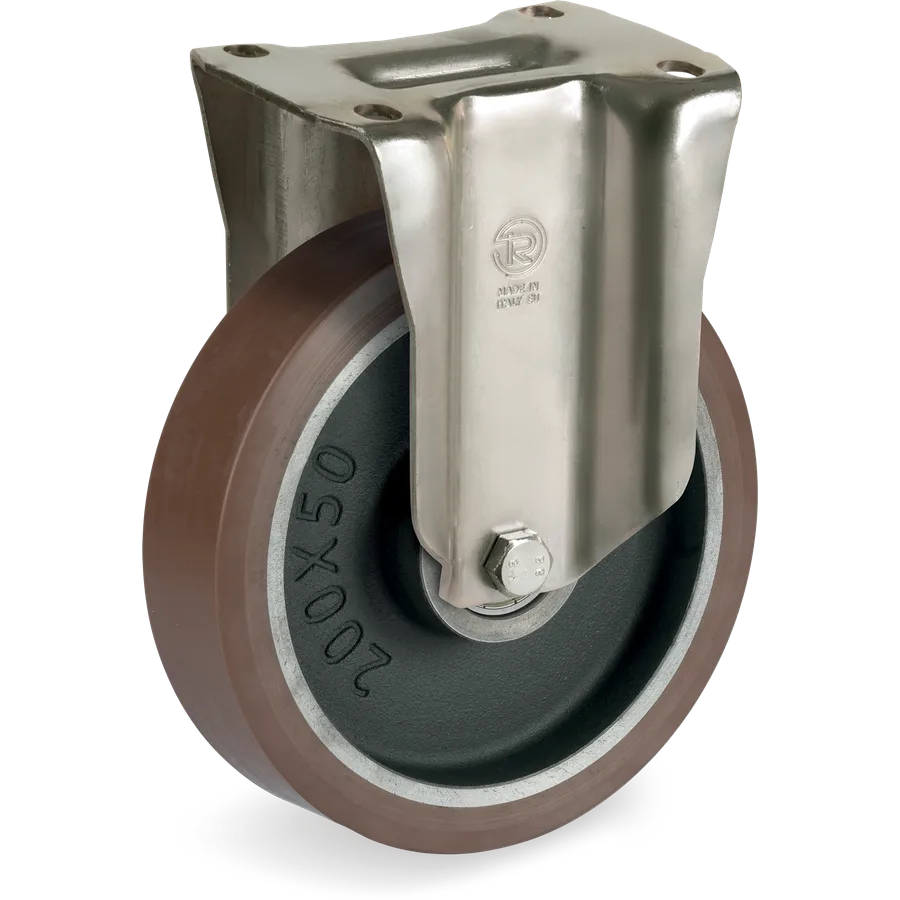 Tellure Rôta 586863 – Rueda fija de poliuretano TR-PowerHigh Ø125×50 mm