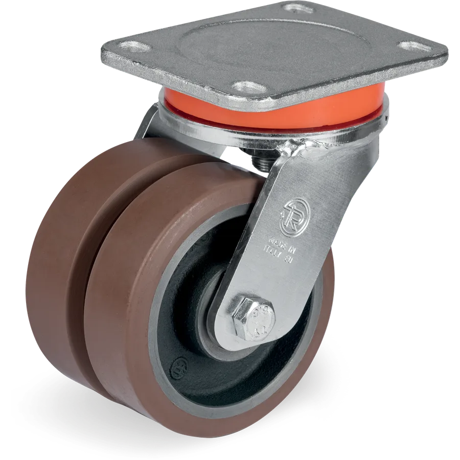 Tellure Rôta 588063 – TR-PowerHigh polyurethane swivel castor Ø125 mm
