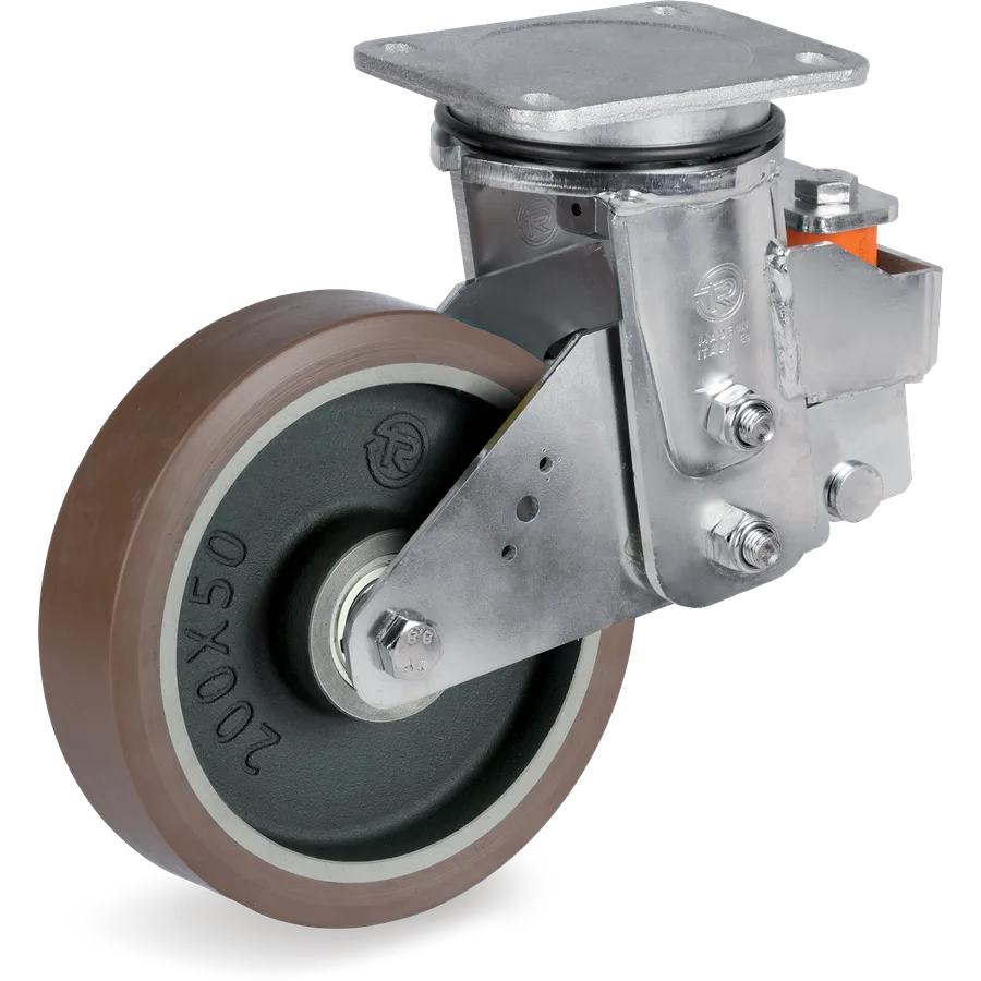 Tellure Rôta 589304 – TR-PowerHigh polyurethane swivel castor Ø160×50 mm