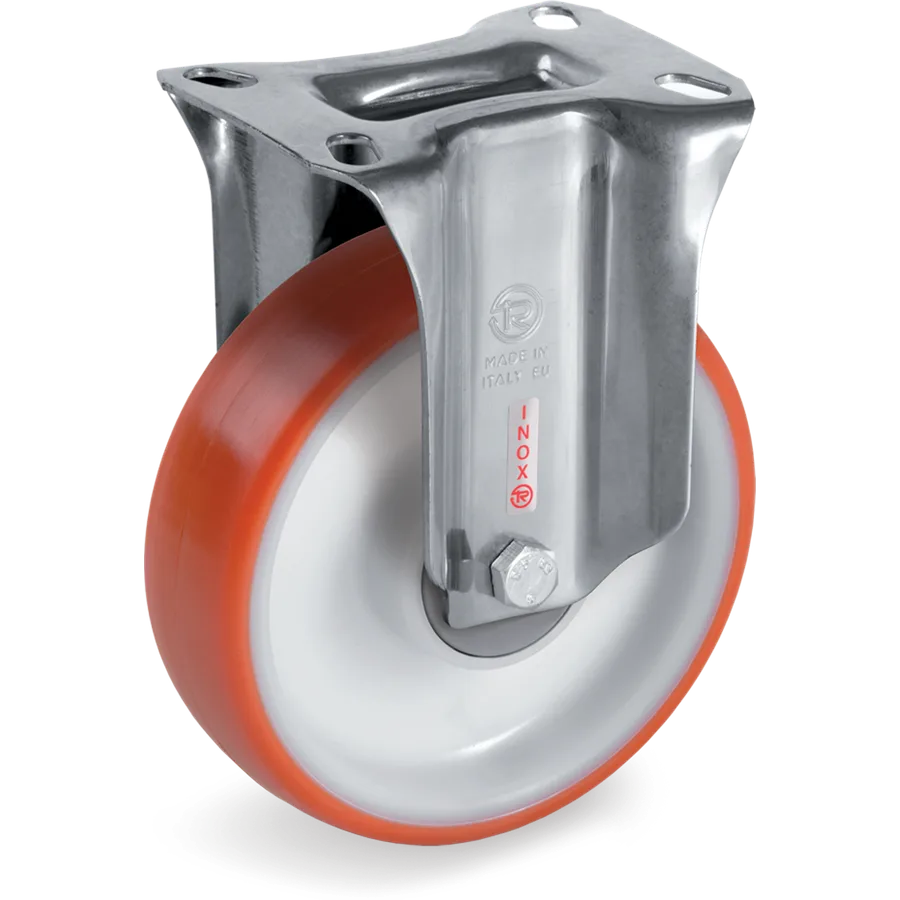 Tellure Rôta 605001 – Rueda fija de poliuretano termoplástico Ø80×30 mm