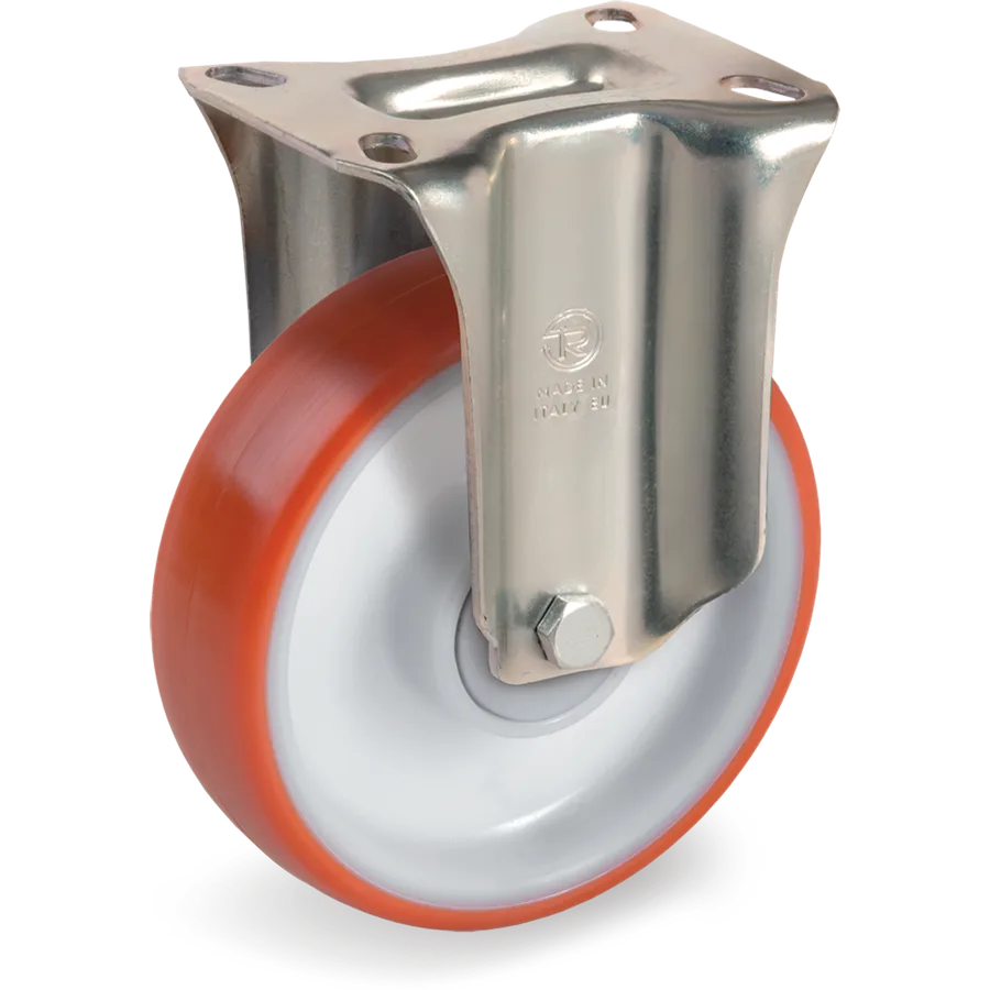 Tellure Rôta 608223 – Rueda fija de poliuretano termoplástico Ø125×35 mm