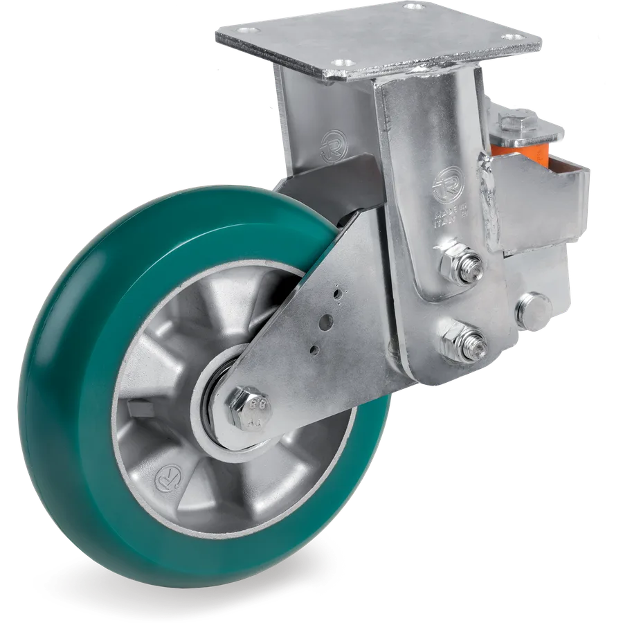 Tellure Rôta 626904 – TR-Roll polyurethane fixed castor Ø160×50 mm