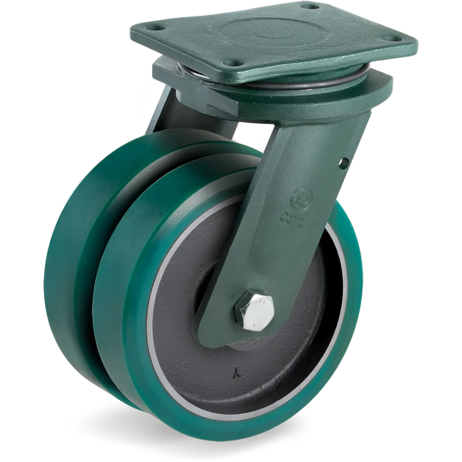 Tellure Rôta 628054 – Rueda giratoria de poliuretano TR-Roll Ø150 mm
