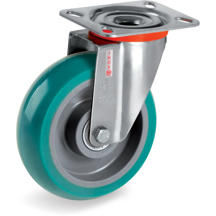Tellure Rôta 625126 – TR-Roll polyurethane swivel castor Ø200×50 mm