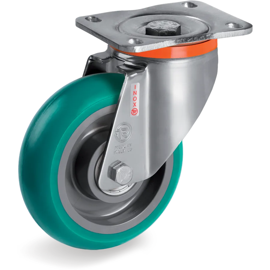 Tellure Rôta 625426 – TR-Roll polyurethane swivel castor Ø200×50 mm