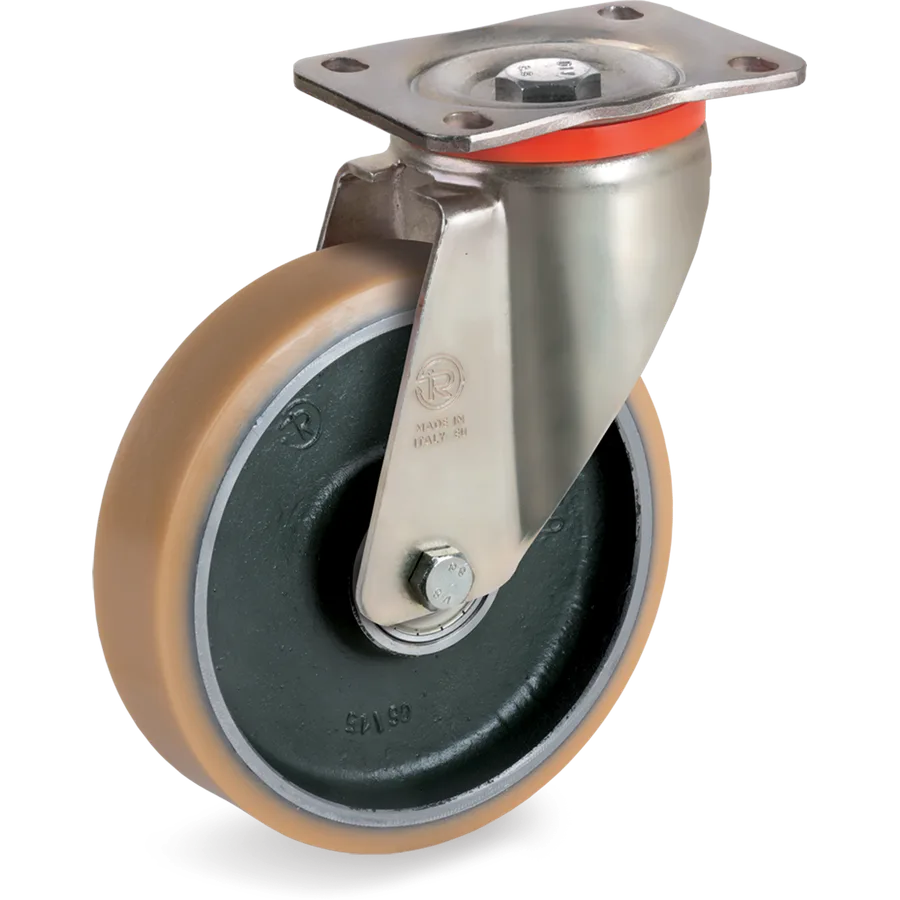 Tellure Rôta 637622 – Rueda giratoria de vulkollan® Ø100×30 mm
