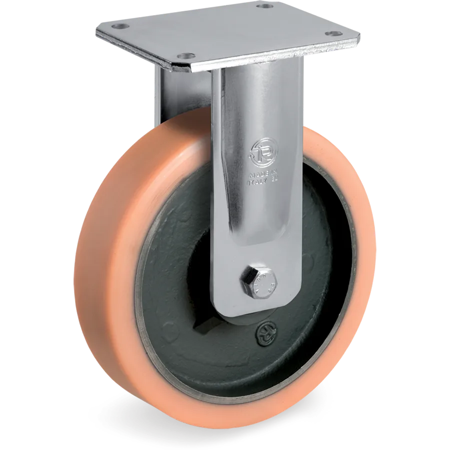 Tellure Rôta 638406 – Rueda fija de vulkollan® Ø200×50 mm