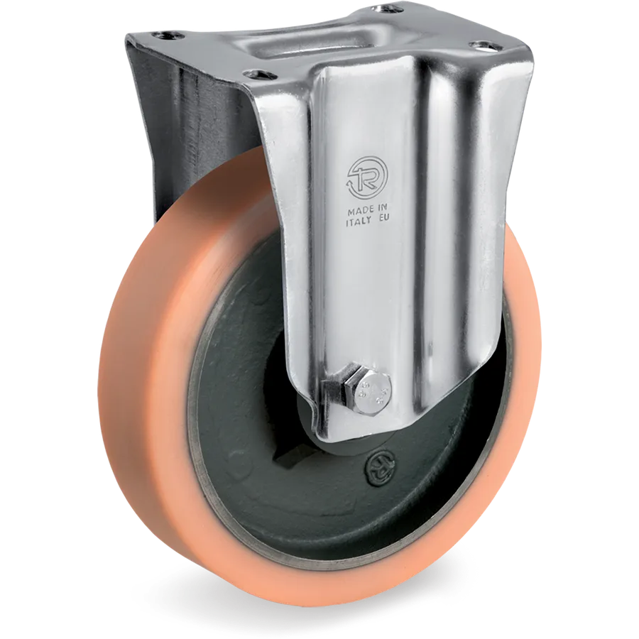 Tellure Rôta 634653 – Rueda fija de vulkollan® Ø125×38 mm