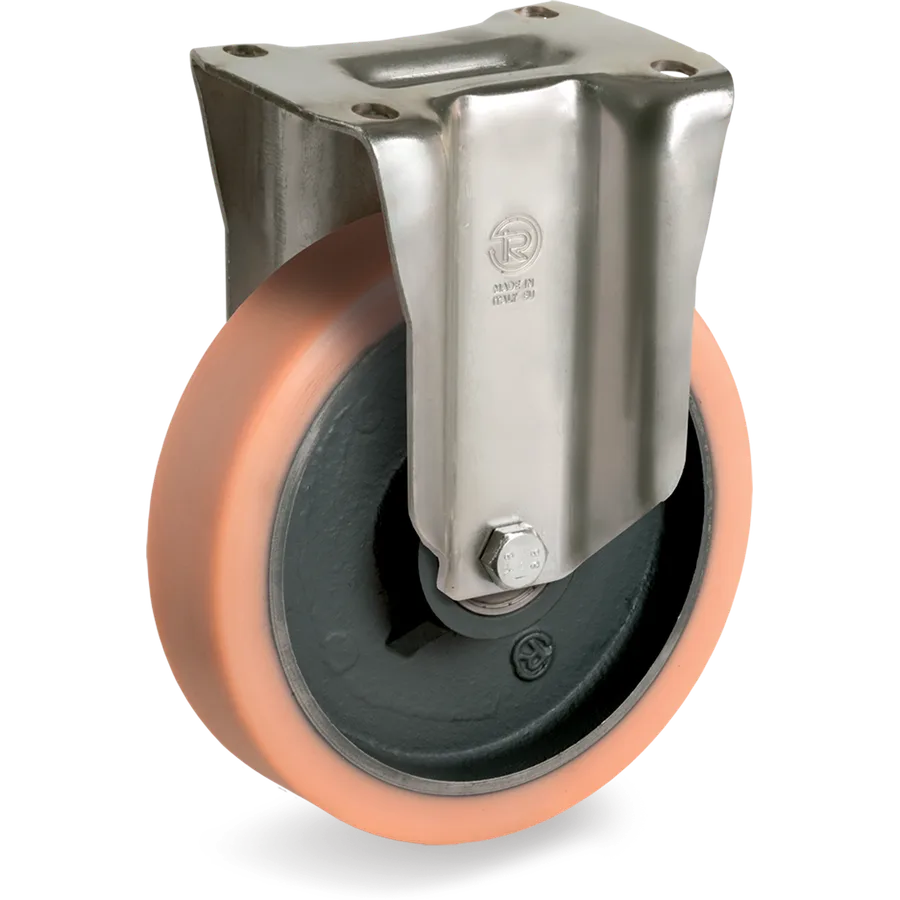 Tellure Rôta 636853 – Rueda fija de vulkollan® Ø125×38 mm