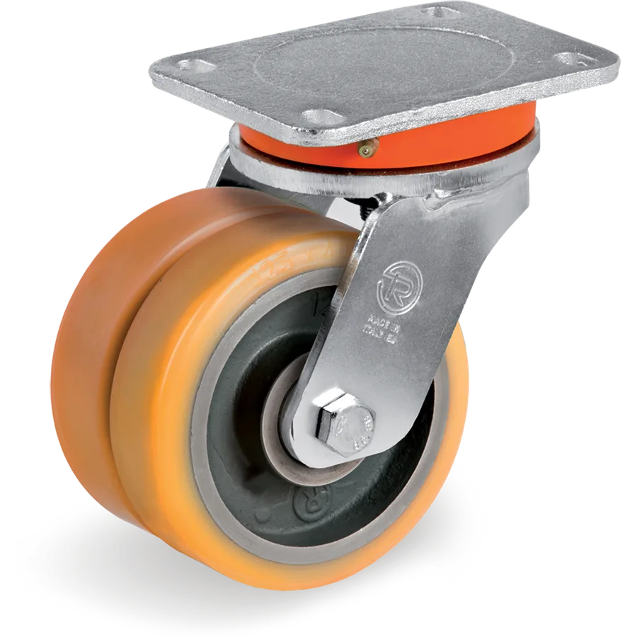 Tellure Rôta 648063 – TR polyurethane swivel castor Ø125 mm