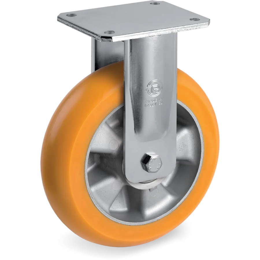 Tellure Rôta 656033 – TR polyurethane fixed castor Ø125×40 mm