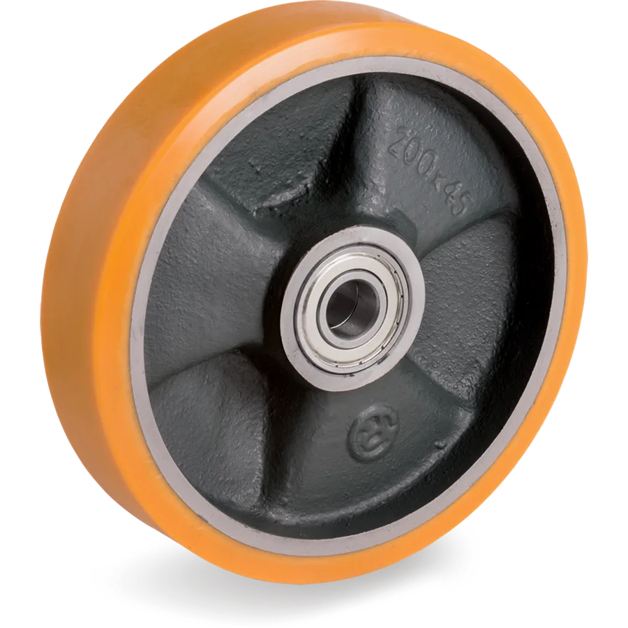 Tellure Rôta 652104 – Rueda de poliuretano TR Ø150×30 mm
